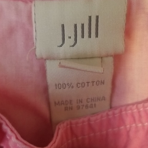 3/$25 J.Jill skirt pencil casual cotton pink sz 6 - Picture 7 of 7